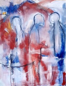 6. SERIE VIDA BITACORAS No 3 120 x 100 cms óleo sobre tela 20203